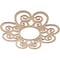Ekena Millwork Cohen Wood Fretwork Pierced Ceiling Medallion, Alder, 22"OD x 7 1/2"ID x 3/8"T CMWP22X22X0375COAL - alternate 3